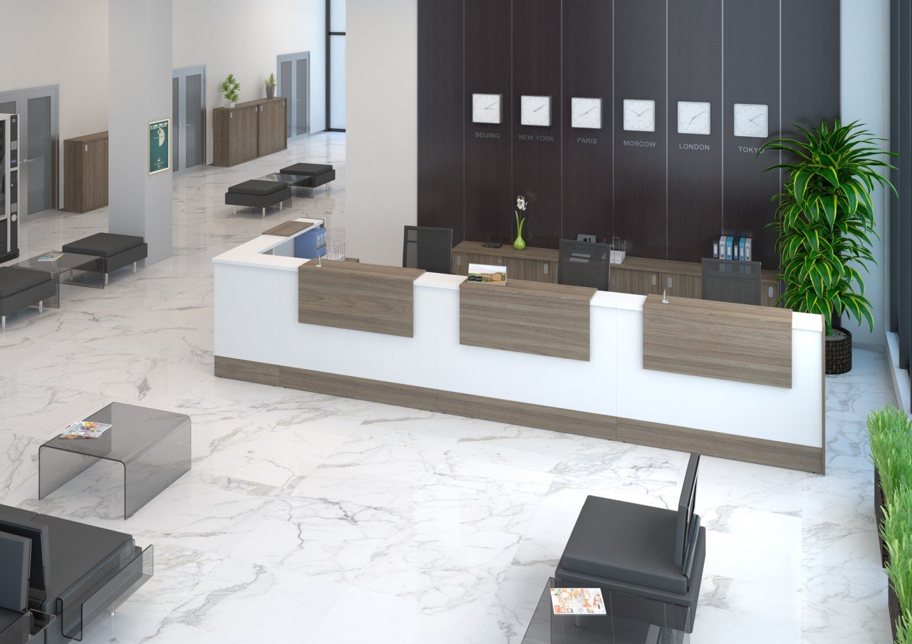 Стойка-ресепшн для офиса Style - вид 12