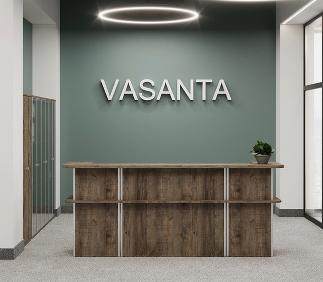 Стойка-ресепшн для офиса Vasanta - вид 4