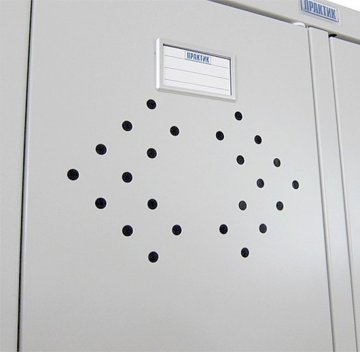 Металлический шкаф для одежды &laquo;Практик LS 001 приставная секция&raquo; - вид 2
