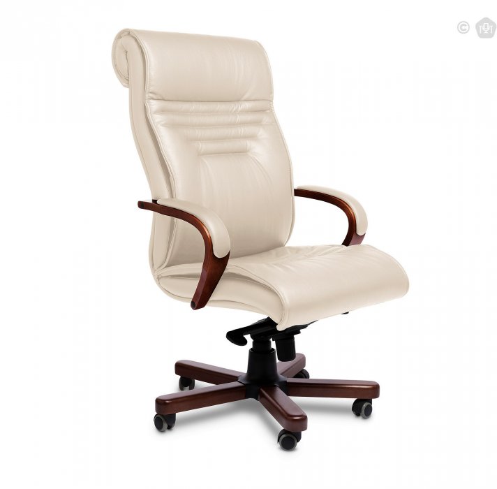 Кожаное кресло руководителя Basel A - вид 4