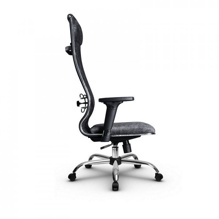 Кресло руководителя МЕТТА L-1m-42/2D хром 17833 - вид 3