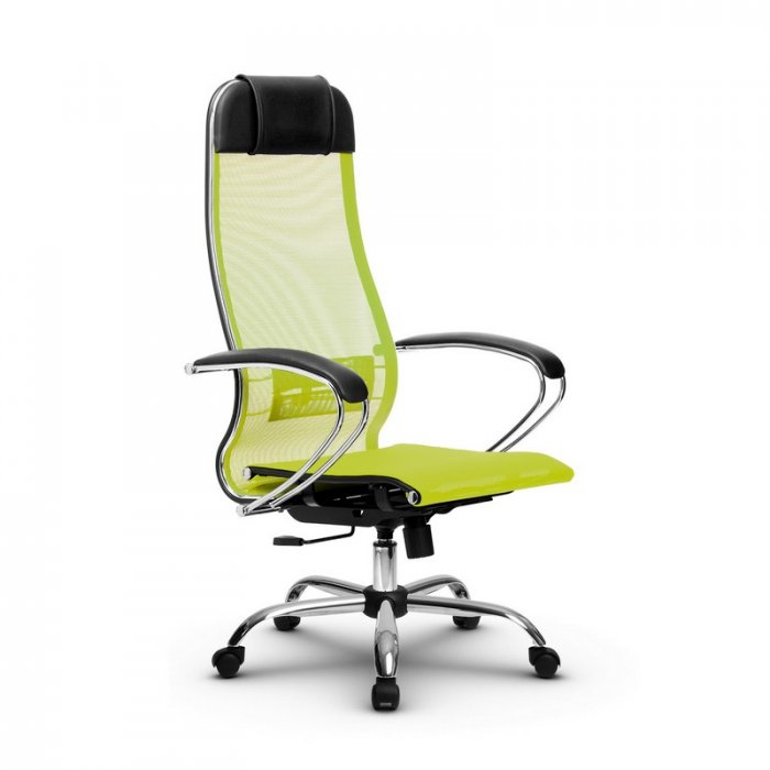 Кресло руководителя МЕТТА В-1m-4/K131 хром 17833 - вид 4